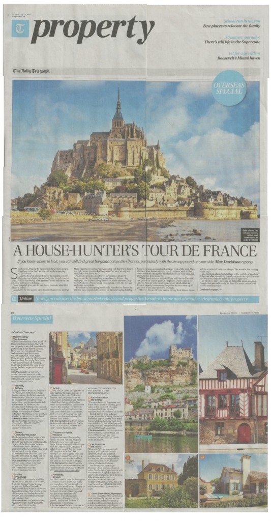The Daily Telegraph 19th July 2014
