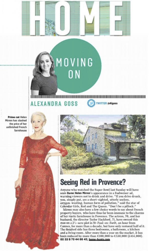 Sunday Times - Moving On - 14th February